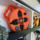 12m Premium Flat Out 15amp Extension Lead | with Compact Multi-Reel