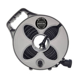 15m Premium Flat Out 10amp Extension Lead | with Compact Multi-Reel