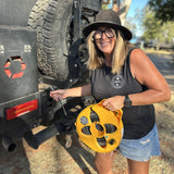 15m Premium Flat Out 10amp Extension Lead | with Compact Multi-Reel