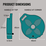 12.5m Flat Out Drink Water Hose on Narrow Multi-Reel