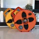 12m Premium Flat Out 15amp Extension Lead | with Compact Multi-Reel