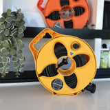 15m Premium Flat Out 10amp Extension Lead | with Compact Multi-Reel