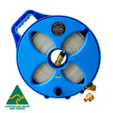 12.5m Flat Out Drink Water Hose on Narrow Multi-Reel