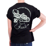Flat Out 'Keepin it Reel' Comedy T-shirt - Black