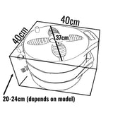12.5m Flat Out Drink Water Hose on Narrow Multi-Reel