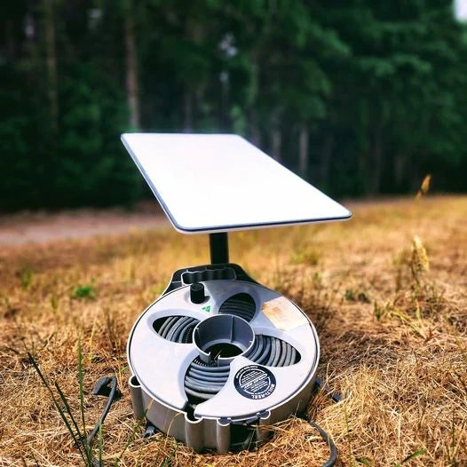 Multi Rel Flat Out's Compact Multi-Reel is Perfect for Starlink for RV!