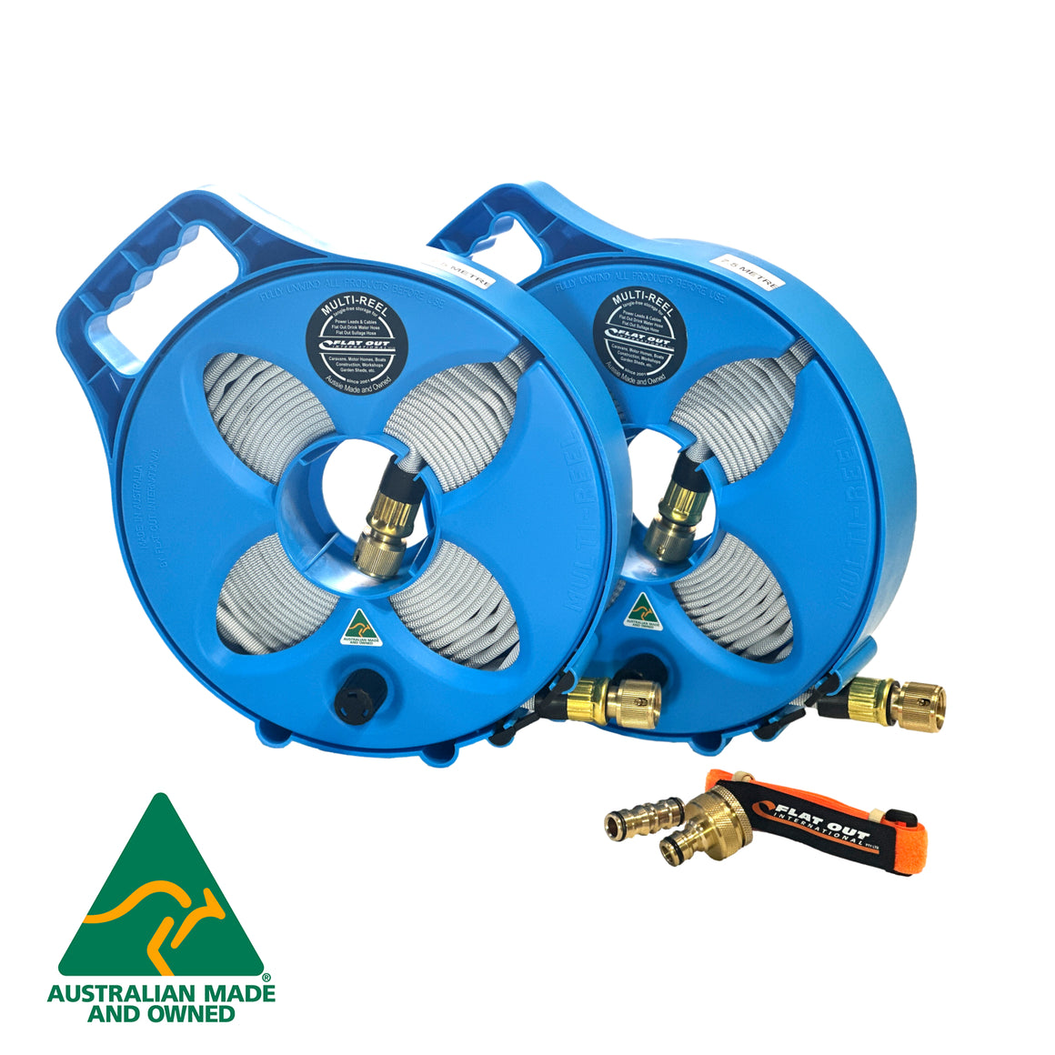 Flat Drinking Water Hose for Caravans & Travel Flat Out