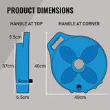 12.5m Flat Out Premium Drink Water Hose on Multi-Reel Narrow