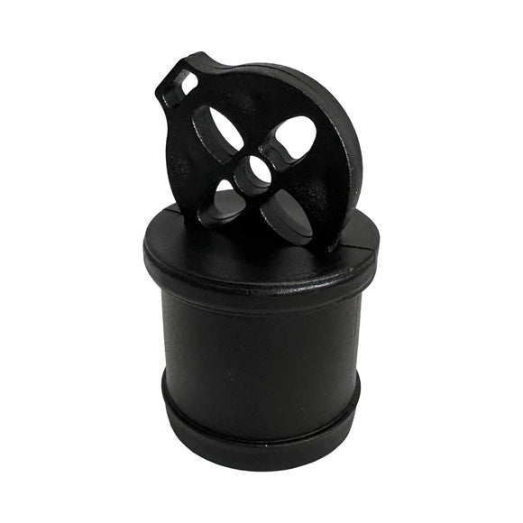 End plug for sullage hose: barbed