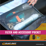 Padded MULTI-REEL Storage bag | Caravan organiser bag with Breather Mesh for Multi-Reel Pair