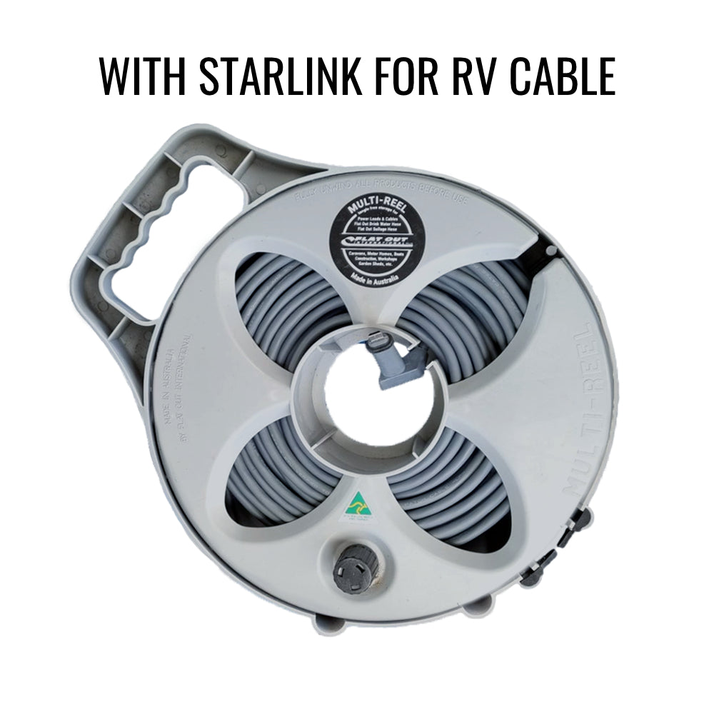 Multi Rel Starlink for RV - Cable Storage Reel